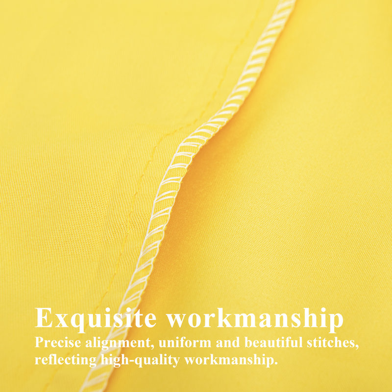 Taies d'oreiller pour tout-petits, 100% microfibre brossée avec fermeture à enveloppe, 14 po x 20 po - NTBAY, Jaune
