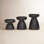 3-Piece Wood Candlestick Set