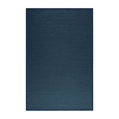 Machine Washable Solid Gray Area Rug