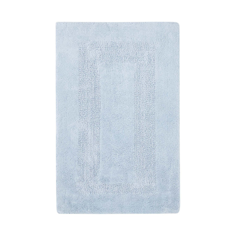 Jessica Ebern Designs Home Jessica Ring Spun Cotton Bath, Single - 24" L x 60" W, Light Blue