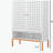 Double door shoe cabinet, three adjustable compartments for flexible storage, suspended hollow shoe changing compartment-1028337408
