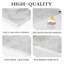 Planche à découper en marbre blanc de Carrare pour cuisine 20 x 16 po PracFit-128516128