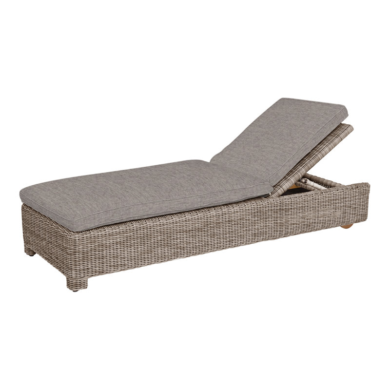 Sag Harbor Outdoor Chaise Lounge, Ash, Sag Harbor Oyster