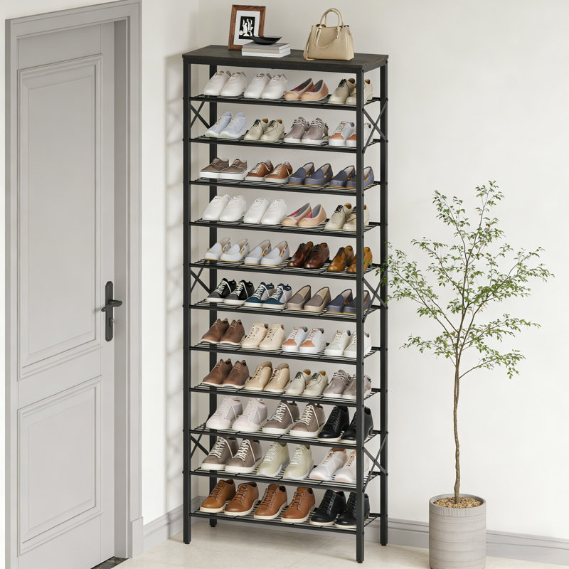 Large-Capacity Industrial Style Shoe Rack