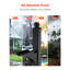Mailbox Post In-Ground Aluminum Mailbox Post Kit with Plate 56x4x4in