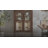 Nell 71" Glass Door Tall Display Storage Cabinet