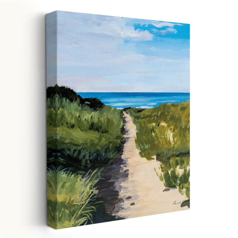 Contemporain et Beachy On My Way, H 36 po x l 24 po