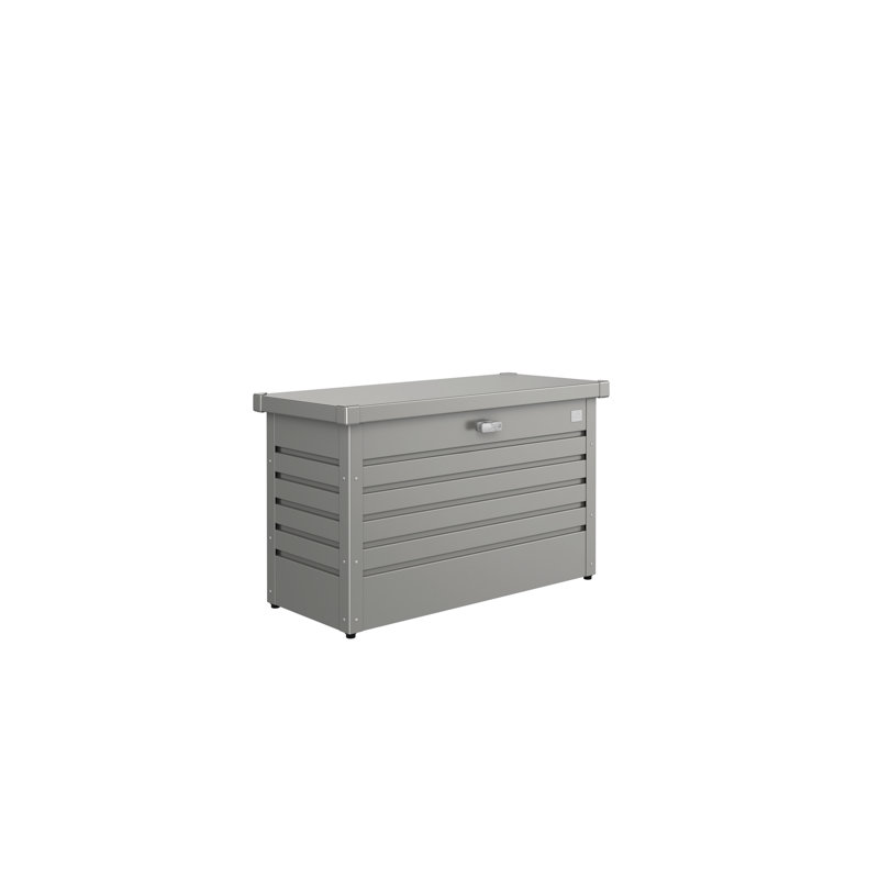 Coffre de terrasse en métal galvanisé avec verrou et fermeture hydraulique à fermeture en douceur et à fermeture en douceur de L 39,7 po x l 18,1 po x H 24 po Bioorts LeisureTime 51