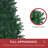 Half Artificial Christmas Tree Holiday Décor with Branches-1601482877