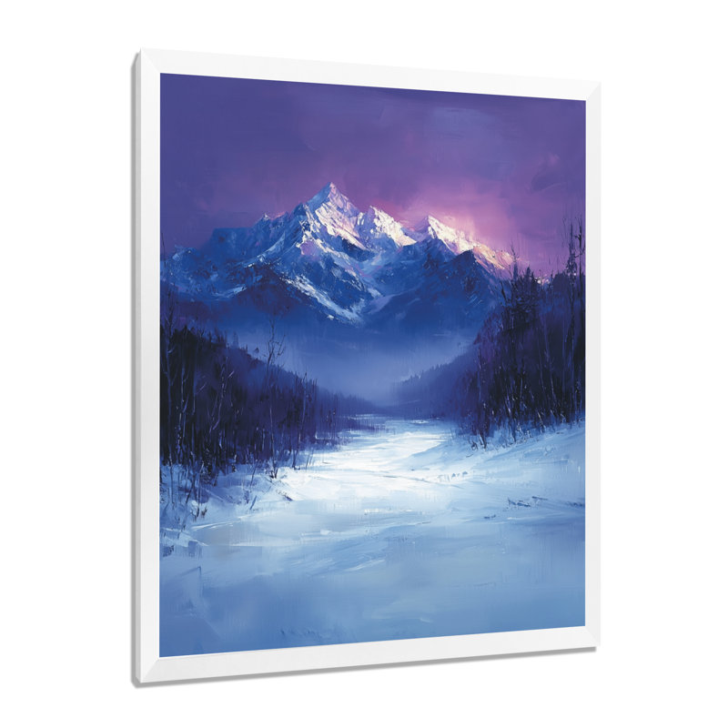 Gioanni - paysages, impressions sur toile, Impression d'un seul cadre photo, H 32 po x l 24 po, Blanc