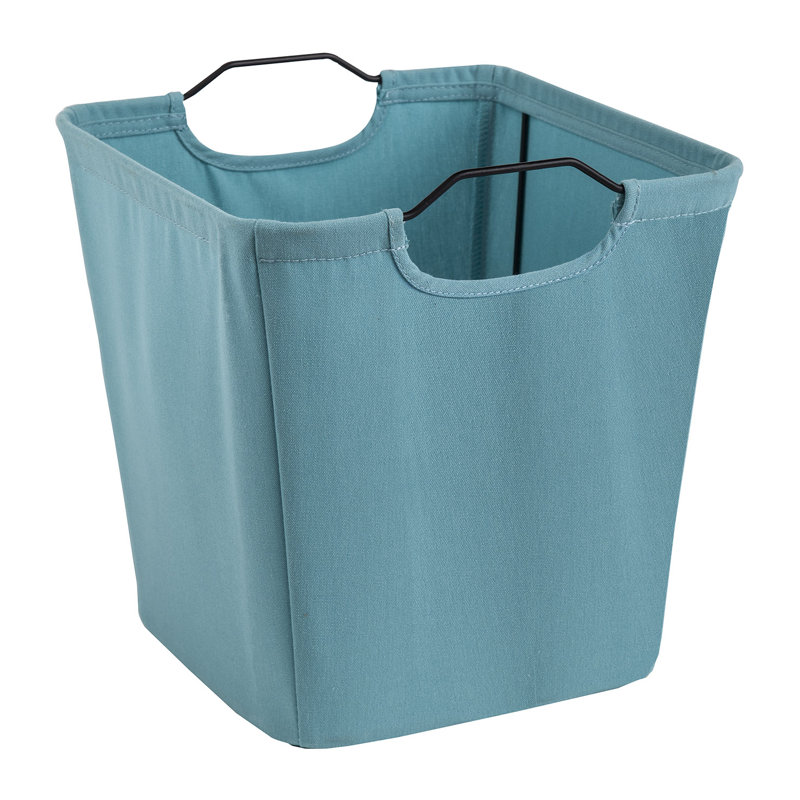 Cubeicals Wire Frame Handle Storage Bin, Aqua