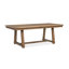 Table de salle à manger extensible à tréteaux avec 6 chaises avec accoudoirs-296461869
