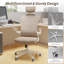 Chaise de bureau ergonomique robuste à haut dossier - Chaises de bureau confortables avec roues pivotantes et accoudoirs rabattables, appui-tête réglable et soutien lombaire pour le dos Capacité de 350 lb-14000721