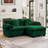 Comfortable Modular Sectional Sofa with Hidden Storage and Versatile Ottoman-726376769