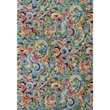 Soiree Floral Handmade Tufted Wool Burgundy Area Rug