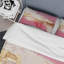 Ensemble de housse de couette Minimalisme rose et doré I - peinture abstraite-107147454