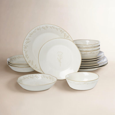 Homespun 16 Piece Dinnerware Set