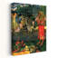 Hail Mary Classic Colorful Abstract Landscape Spring Wall Art Print by Paul Gauguin - Wrapped Canvas Print-2029146713