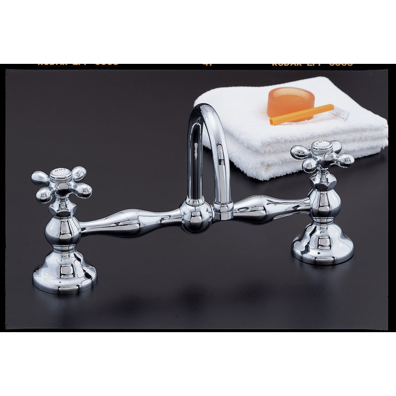Columbia Centerset Bathroom Faucet with Drain Assembly, Chrome