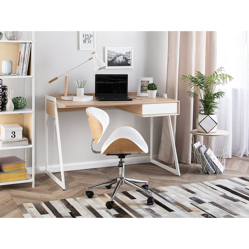 Kaius Metal Base Writing Desk
