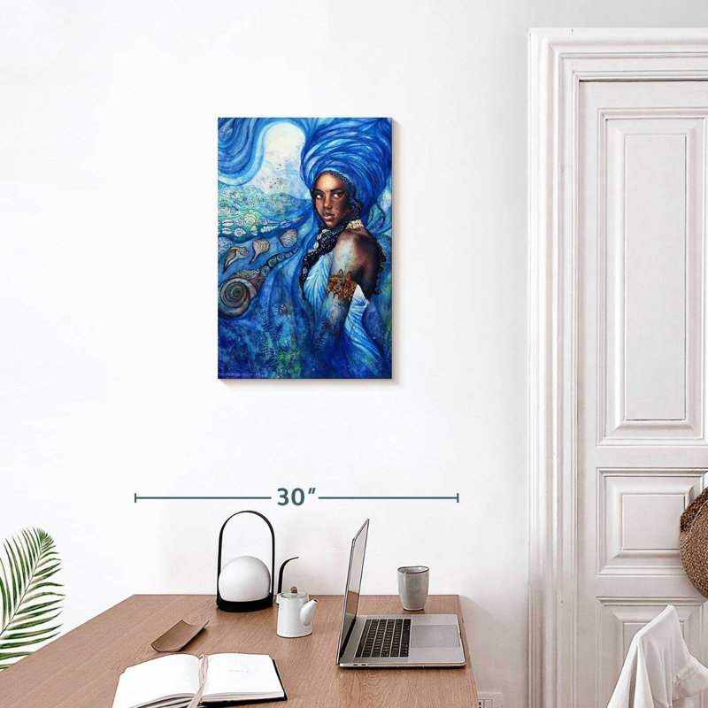 Déesse Yemoja, H 24 po x l 16 po