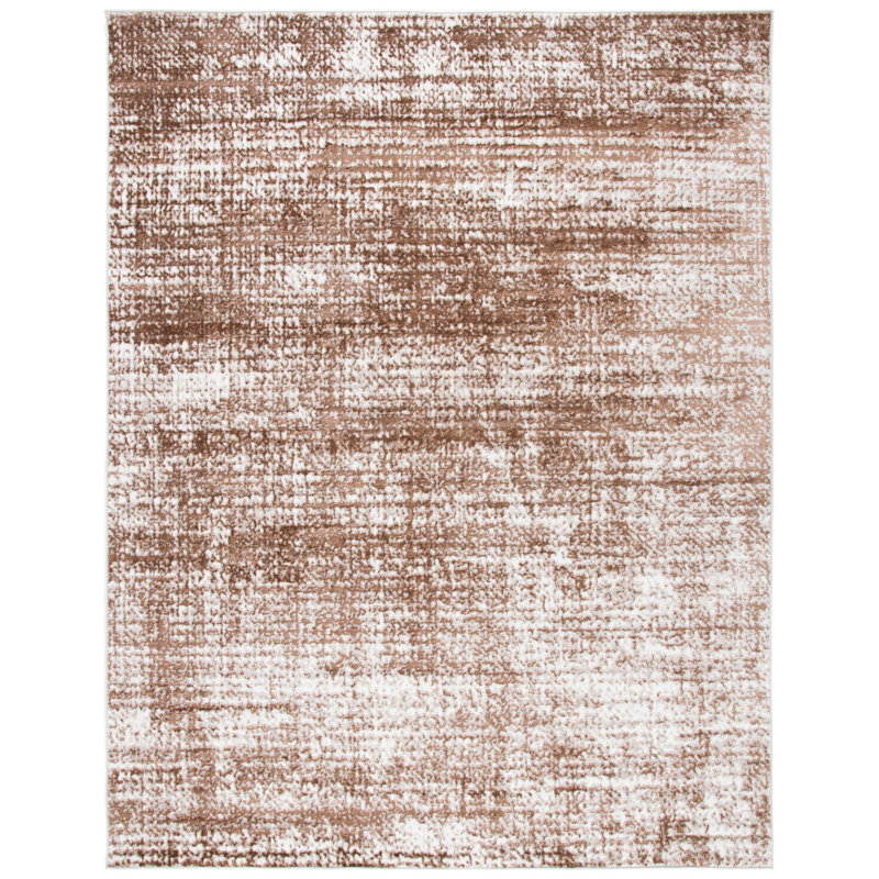 Tapis brun / ivoire Harriman, Rectangle 8 pi x 10 pi