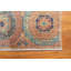 Tapis en laine noué à la main à motif géométrique ton de terre (3 pi 3 po x 5 pi)