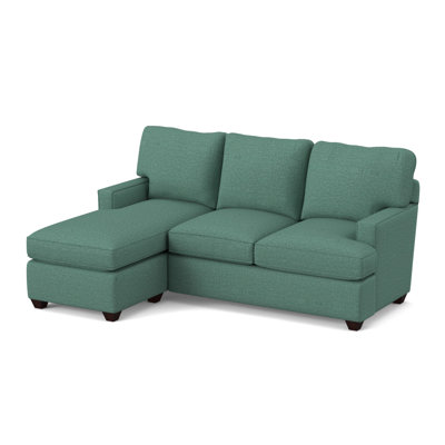 80.5" Wide Reversible Modular Sofa & Chaise with Ottoman