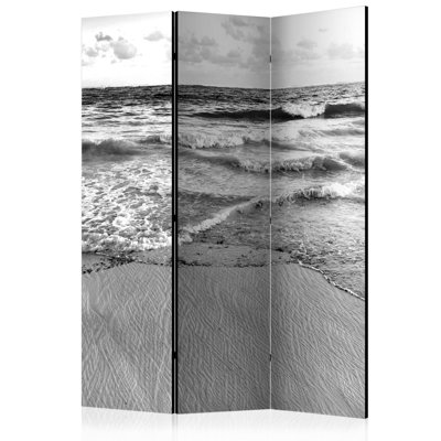 Glyda 135cm W x 172cm H 3 - Panel Solid Wood Folding Room Divider