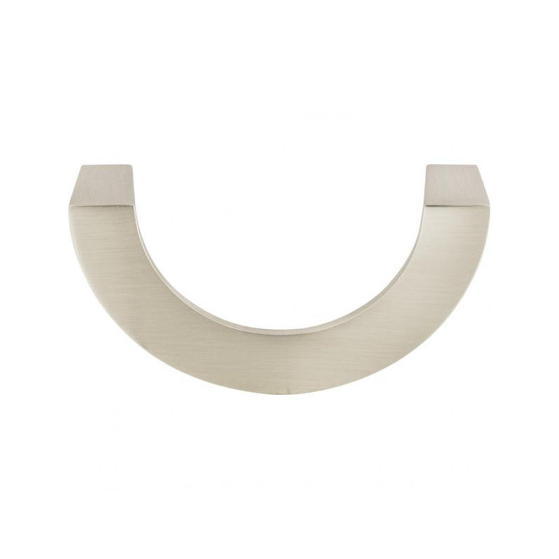 Roundabout 3" Center to Center Drop handle, 3, Brushed Nickel