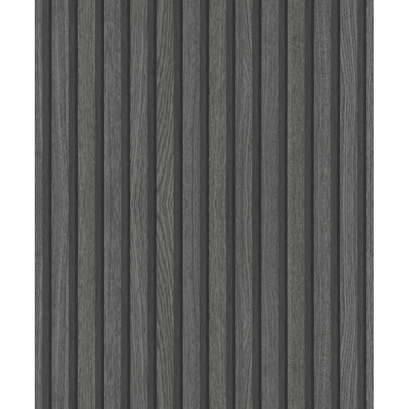 Eden Textured Matte 10m x 53cm Wallpaper Roll, Black/Anthracite