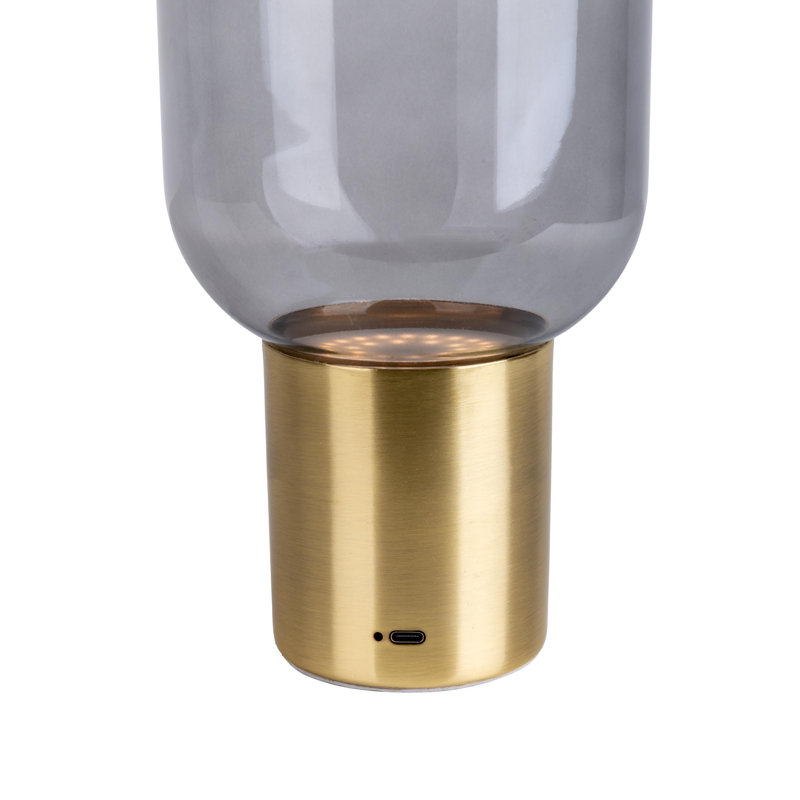 Anaja Aluminium Novelty Lamp, Gold