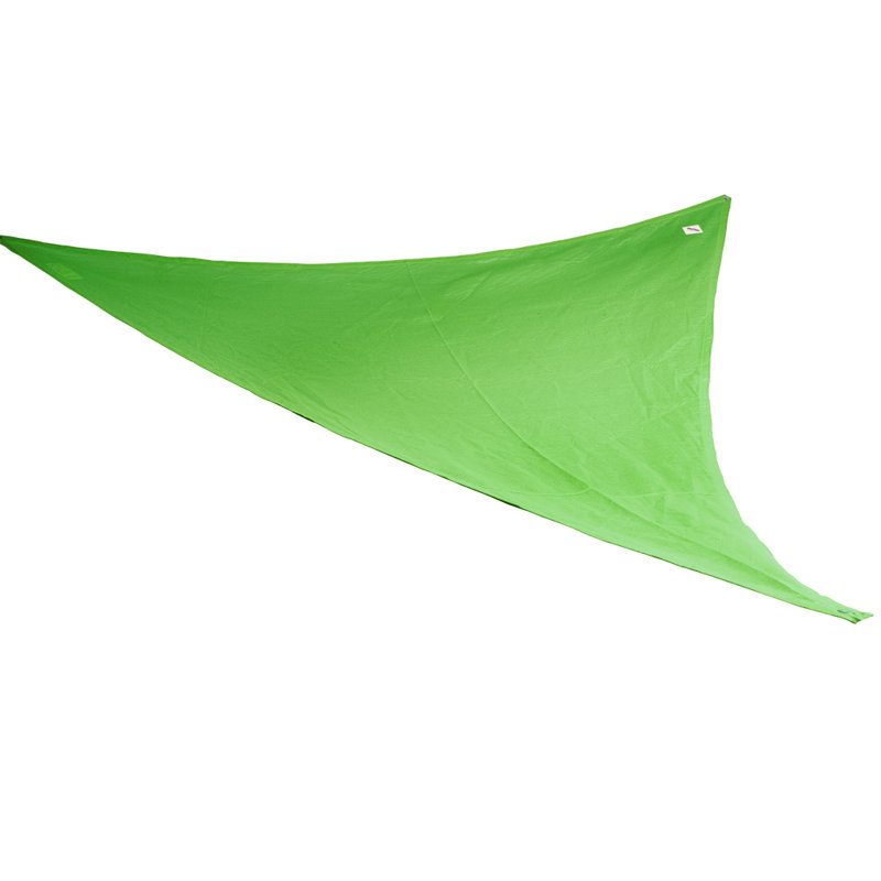 Lime Green High Density Polyethylene Triangle Shade Sail