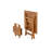 Paramount Teak Folding Square End Table