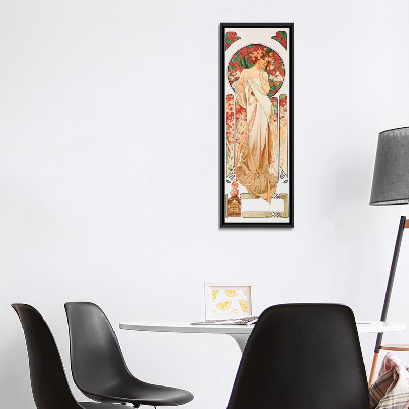 «Perfume», impression sur toile, H 48 po x l 16 po x P 1,5 po, Toile encadrée noire