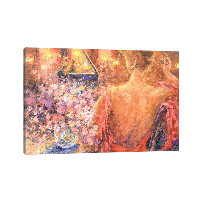 Its About The Piano Player 1 Piece Wall Art on Canvas, 30.48 cm H x 45.72 cm W, No Frame