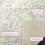 Tapis oriental ivoire / ardoise Nuss-31133508