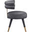 Chaise d'appoint rembourrée en velours Reimers-1441763670