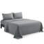 Ensemble de draps en coton 4 pièces avec housse pour taie d'oreiller 4 pièces Marina-2052904995-2062471983