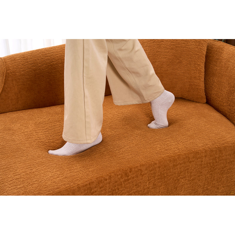 Chaise longue à compression pour l'intérieur, Orange