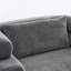 Chaise longue rembourrée avec accoudoirs pour le salon, la chambre à coucher
