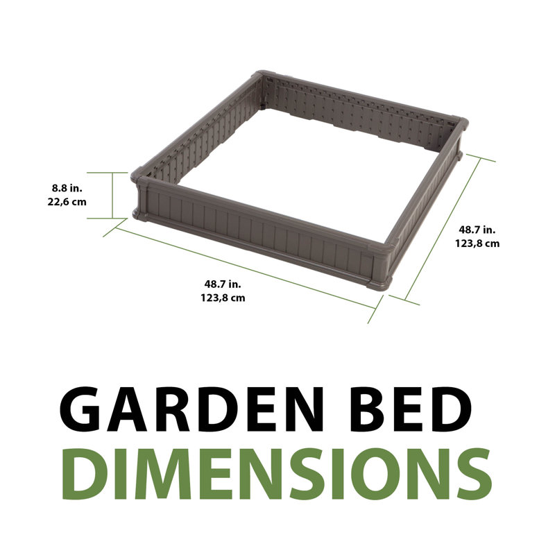 Raised Garden Bed (1 Bed, No Enclosure)