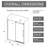 60 In W Single Sliding Shower Door 72 H With 1/4 Inch Thick Clear Tempered Glass, Aluminum Alloy Guide, Zinc Rollers - Reversible Installation, Smooth X Stainless Steel Handle Mount, Operation-127308271