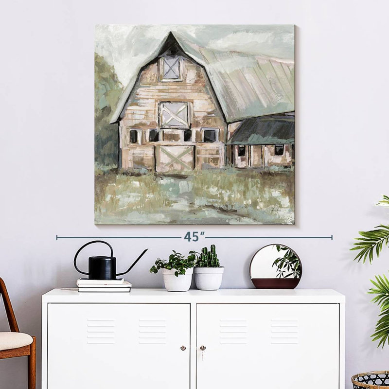 Lilie Going To The Country II Neutral, 33" H x 33" W