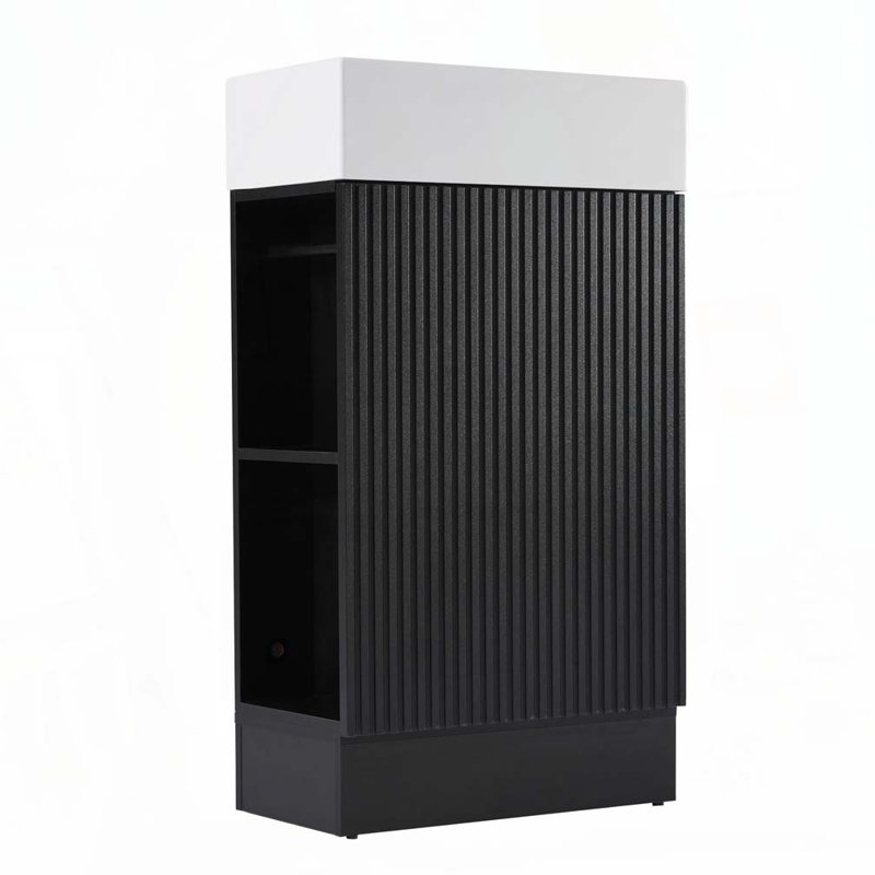 18.6" Bathroom Vanity with Sink, Black