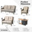Kremmling Premium All-Weather Wicker 7 - Person Patio Conversation Set with Cushions-916831025
