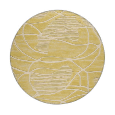 Tapis brun abstrait intérieur et extérieur