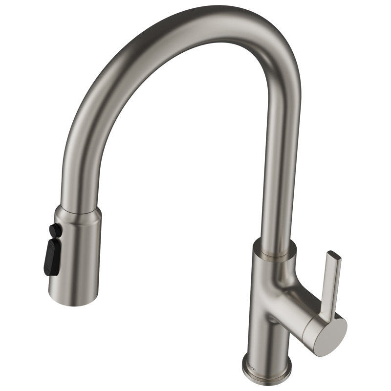 Robinet de cuisine escamotable avec douchette Karran, Acier Inoxydable