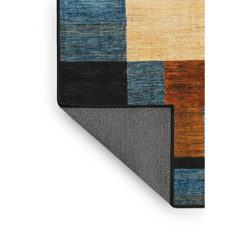 Brynne Abstract Indoor Rug, Rectangle 6' x 9'