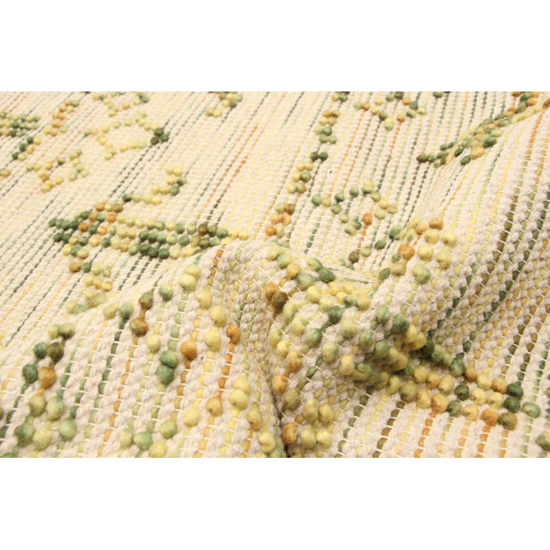 Tapis beige en laine New Age Briannalee